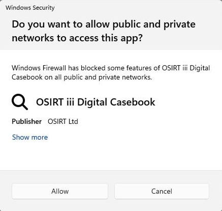 allow localhost Windows Defender Firewall 